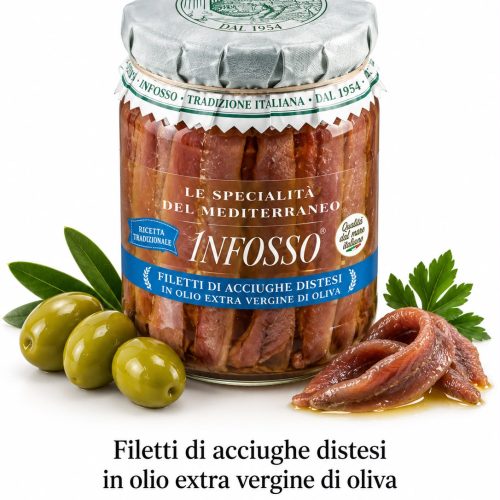 Anfosso Sardellenfilets in Olivenöl 210 g